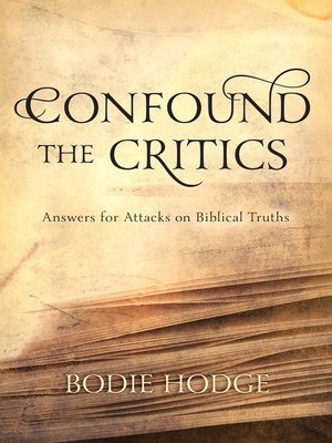 cover image of Confound the Critics